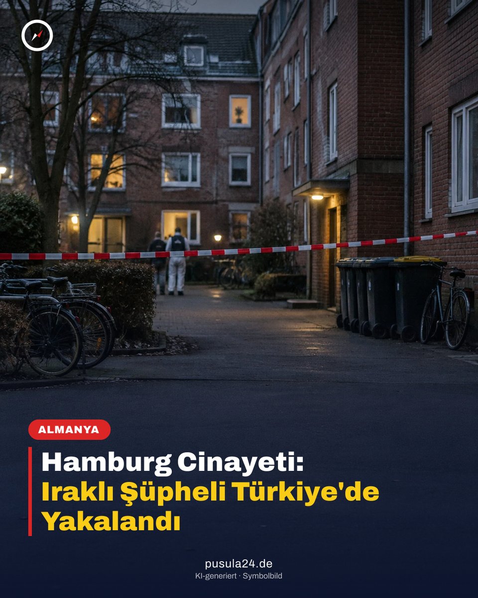 Pusula24de's tweet photo. Hamburg'da 41 yaşındaki erkeğin öldürülmesiyle ilgili aranan 37 yaşındaki Iraklı şüpheli, Türkiye'de bir kontrol sırasında yakalandı. Almanya'ya gönderilen şüpheli tutuklandı. Soruşturma sürüyor. #Pusula24 #Hamburg https://t.co/hYMgG9xuZD