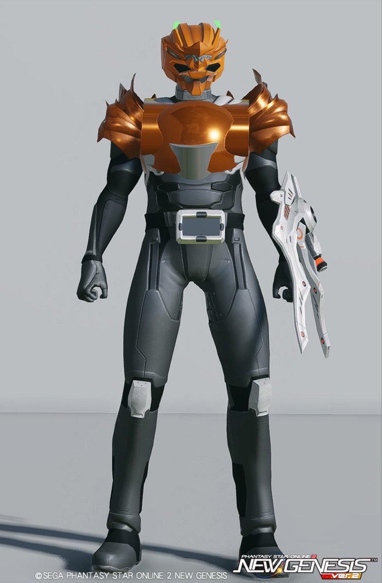 REDFRAMEpso2ngs's tweet photo. 再現更新です

仮面ライダーシザース
色、ツノと召喚機、胸部アーマー
体系微調整
ボルキャンサー
色、バイザーと頬の装甲

CSM真骨頂おめでとう！
#PSO2NGS_SS 
#メンテの日なのでssを貼る https://t.co/zMJeGTAvr3