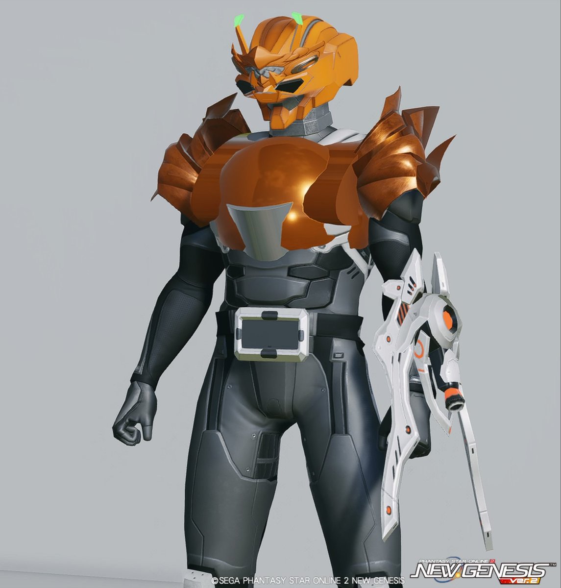 REDFRAMEpso2ngs's tweet photo. 再現更新です

仮面ライダーシザース
色、ツノと召喚機、胸部アーマー
体系微調整
ボルキャンサー
色、バイザーと頬の装甲

CSM真骨頂おめでとう！
#PSO2NGS_SS 
#メンテの日なのでssを貼る https://t.co/zMJeGTAvr3