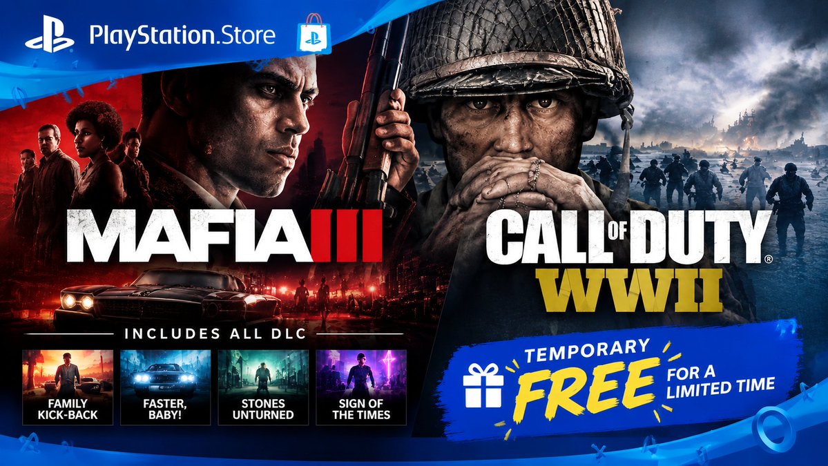 gamershhh_vika's tweet photo. Hey freebie hunters, if you're running official firmware — now is the time to check PS Store! 🎮
Something weird is happening 👀
Mafia III + DLC and Call of Duty®: WWII are showing as FREE for some users 🆓
https://t.co/fhTiHAvXR2
https://t.co/oyvpcnzLnQ
#PSN #MafiaIII #CODWWII https://t.co/b7luPgAxJB