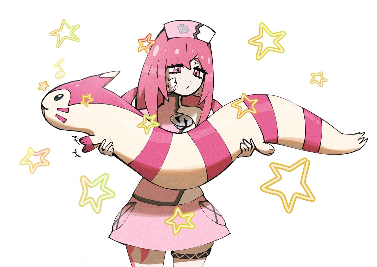 Danii_mouwry's tweet photo. #PkmOc
. 
. 
. 
Si ya de por si Noni es bien fanática de los pokes de tipo Normal y del color rosita, imaginen su reacción cuando conoció a un Furret shiny, lo amo (≧∇≦)/

No me pude sacar de la cabeza lo mucho que combinan, así que aproveche para hacer esto
¯\_(ツ)_/¯ https://t.co/XbWXjVRaR2