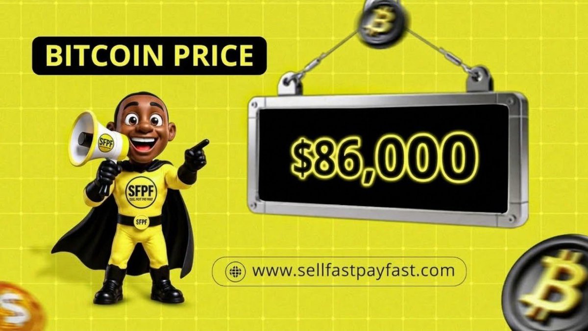 sfpfglobal01's tweet photo. Today’s Bitcoin Price: $86,000

Visit https://t.co/ddqFSIIPBH or send a WhatsApp message to +44 7798 816431 for the best trading deals. https://t.co/GsBlfS2cTU
