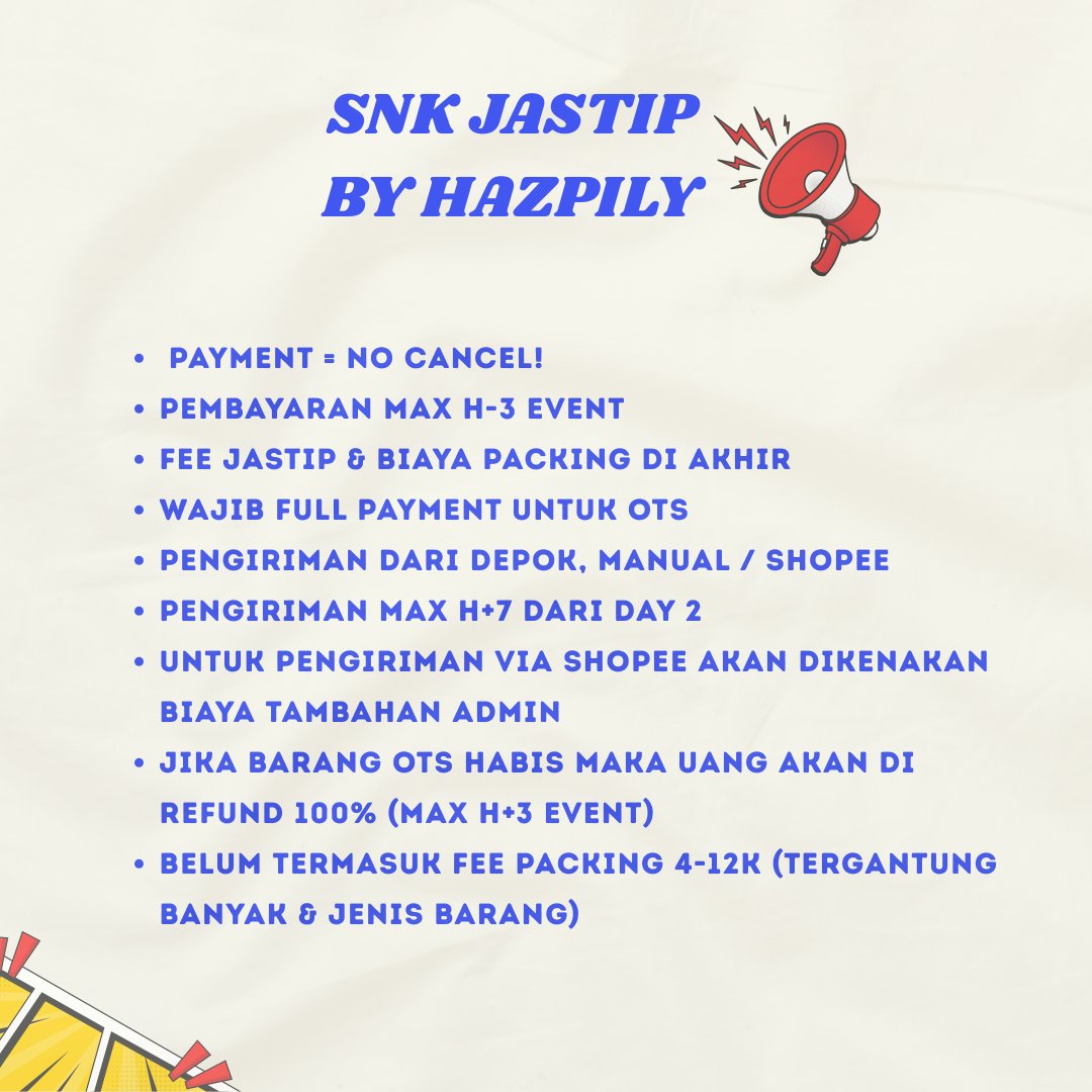 hazpily__'s tweet photo. ꒰ rt and likes would be very appreciated ꒱ 

Open Jastip Comifuro 23 Ots &amp; Pick Up DAY 1 ONLY

Link Gform CF23 Day 1 Only :
🔗 https://t.co/NWgEEVT0rZ

T. Comifuro 23 CF23 Day 1
#zonaba #zonauang #bealanjaㅤ https://t.co/l1kFw2vDcb