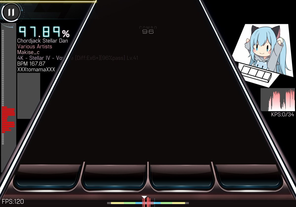 Tomama44121372's tweet photo. Stellar IV passed!!!!!

うえしょーさんのスキンちょっといじって使ってみたらまじでやりやすくなったから今度からこれ https://t.co/uYGFYtun2t