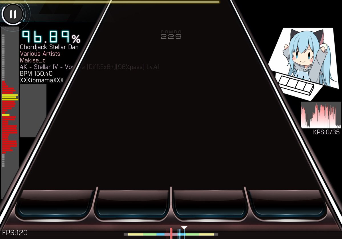 Tomama44121372's tweet photo. Stellar IV passed!!!!!

うえしょーさんのスキンちょっといじって使ってみたらまじでやりやすくなったから今度からこれ https://t.co/uYGFYtun2t