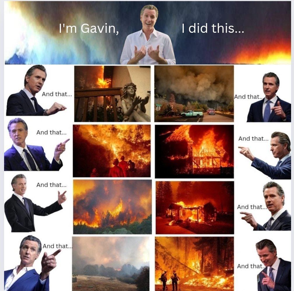 DualityXrp's tweet photo. @CAgovernor I am directing the state threat assessment center to actively monitor Gavin Newsom burning his state down ⬇️ https://t.co/rUc55o3NFy