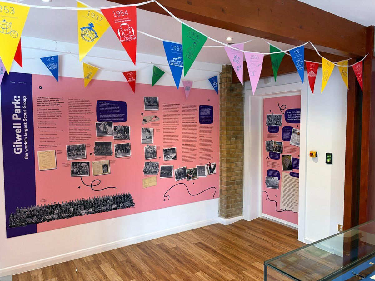 HelpMeRuddocks's tweet photo. Our support for the @scouts  never stops 💜 

For our latest poject, our team designed and produced collateral for two new #exhibition spaces.

Just in time for the 100th @GilwellReunion event at @GPconferences!

Discover more about our collaboration: https://t.co/5iPcy5DTcv https://t.co/xrz3N78w0n