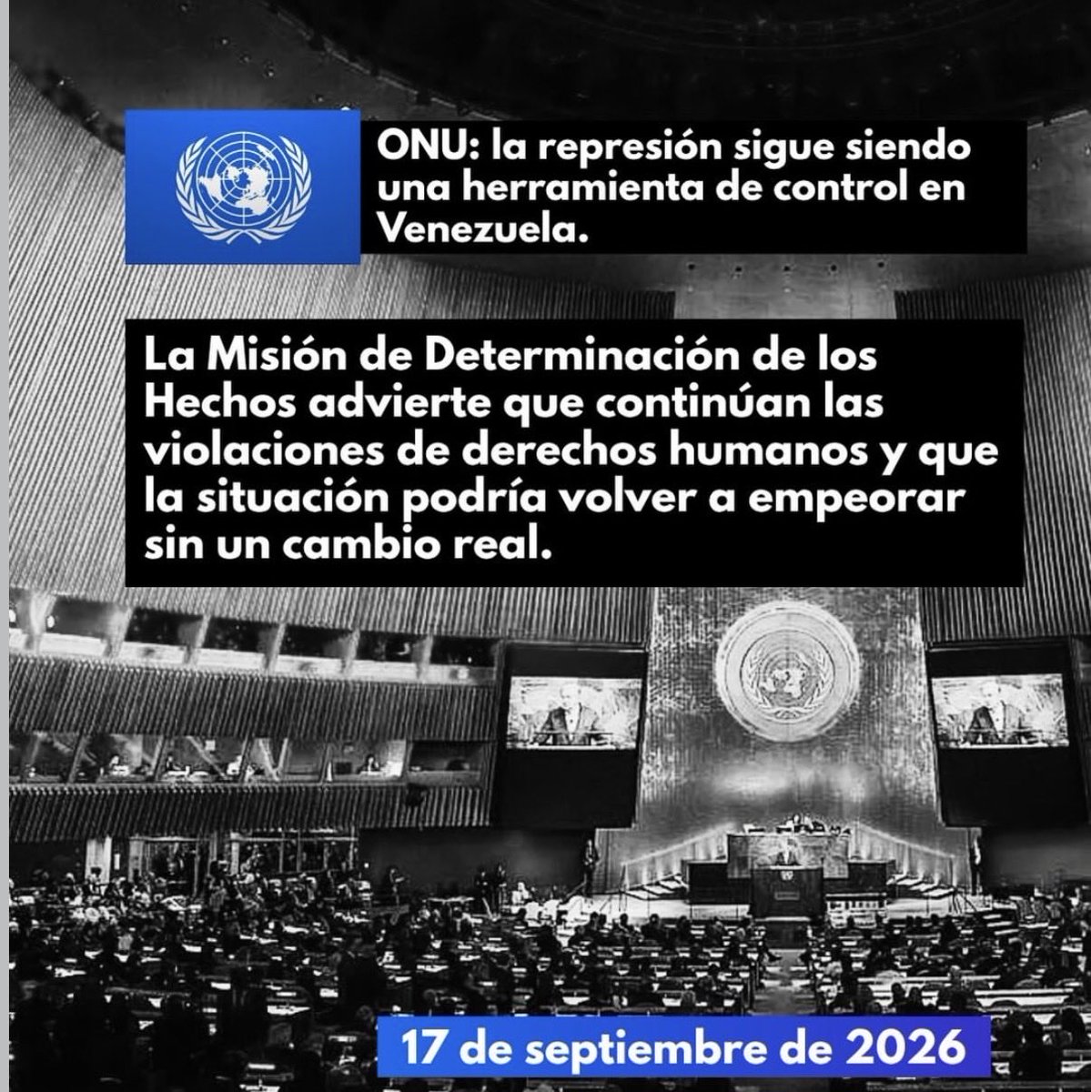 lorelvyhurtado's tweet photo. ONU - 17 de septiembre 2026 https://t.co/lChWiHb41S