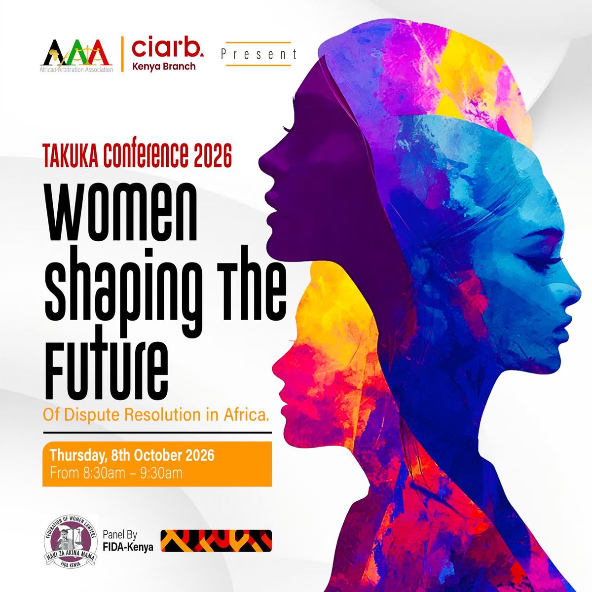 fidakenya's tweet photo. @fidakenya  is participating in the 𝐓𝐀𝐊𝐔𝐊𝐀 𝐂𝐨𝐧𝐟𝐞𝐫𝐞𝐧𝐜𝐞 𝟐𝟎𝟐𝟔 by @CIArbKenya , taking place from 5–9 October 2026 in Ukunda, Kwale County, under the theme “Africa Decides: Sovereignty, Innovation and the Future of Dispute Resolution.”

On 8th October 2026 from 8:30 AM, FIDA-Kenya will host a panel on “Women Shaping the Future of Dispute Resolution in Africa,” exploring family law arbitration, innovative mediation, community-based justice, and more inclusive approaches to access to justice. Our panel provides a vital platform to advance conversations on women’s participation and leadership in arbitration, mediation and the wider dispute resolution landscape, while highlighting the importance of inclusive and accessible justice systems.