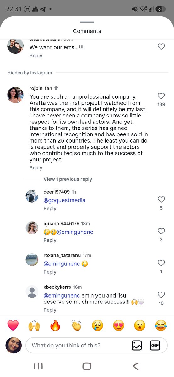 HanLiza1's tweet photo. @merteslahmacun @ssaltycherries Yes it'real . It got hidden by Instagram https://t.co/54aTfwbIk1