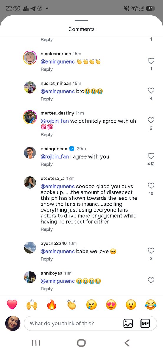 HanLiza1's tweet photo. @merteslahmacun @ssaltycherries Yes it'real . It got hidden by Instagram https://t.co/54aTfwbIk1