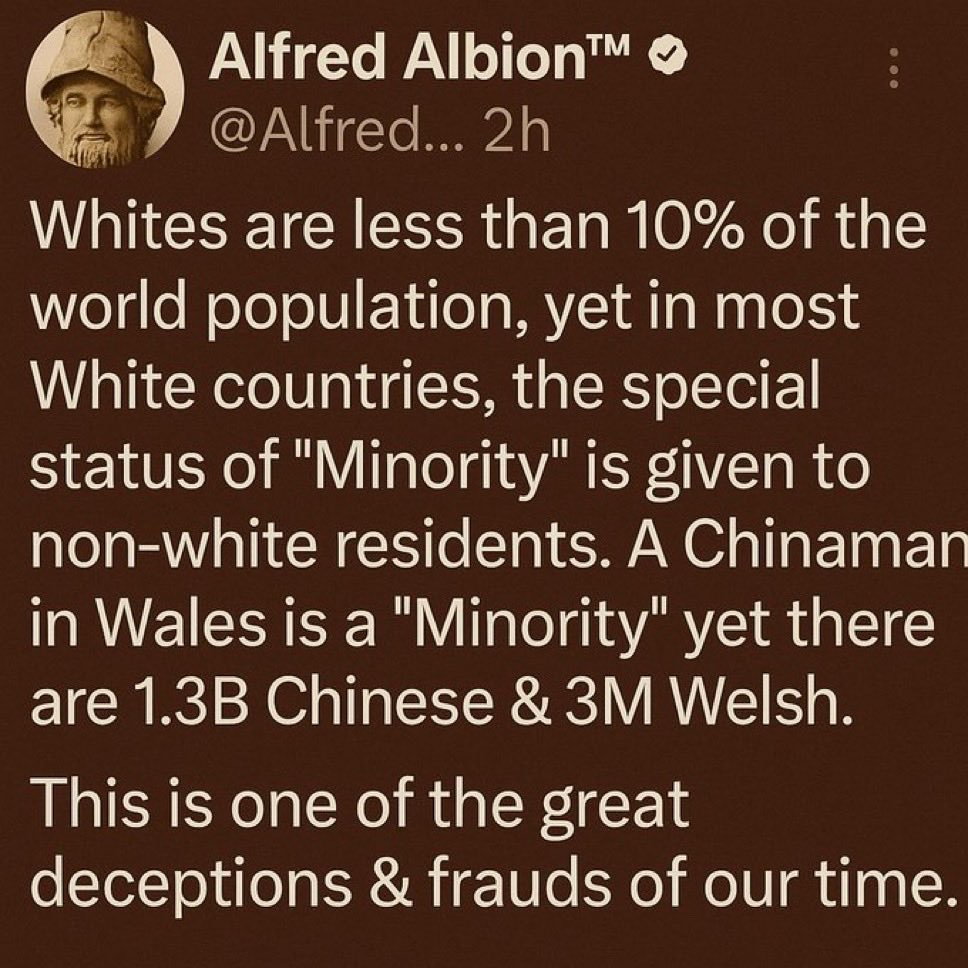 StayFree2030's tweet photo. I’m sick &amp; tired of liberals crying over ethnic minorities…. It’s a farce. https://t.co/c6ItYOMxtd
