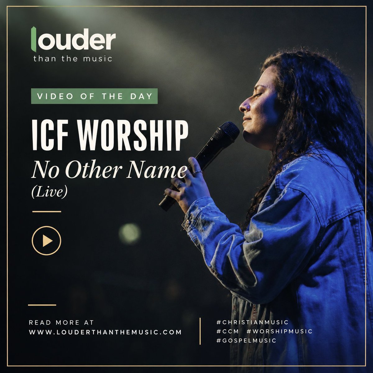 lttmofficial's tweet photo. LTTM VIDEO OF THE DAY
��� ICF Worship – No Other Name (Live)
👉 Watch the video and read more at https://t.co/Mpeh639zJ5
#ChristianMusic #CCM #WorshipMusic #GospelMusic #ICFWorship #NoOtherName #LTTM #VideoOfTheDay https://t.co/mRW8YWQUKN