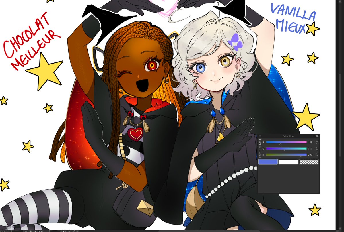 _Kyou's tweet photo. Sugar²Rune cosplay
Gil &amp; Ettie https://t.co/L2KLADioSp