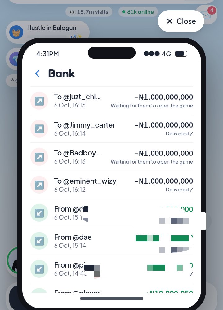 daephonice's tweet photo. #10,000,000,000 paid in last round 

10 random users credited 

See you tomorrow morning 

Operation LTN (Lapo To Nepo) has started today 

#1,000,000,000 each to everyone 

All you have to do is :
- Like
- Retweet 
- Comment your lagoslife tag and add the hashtag (#lagoslife) 

Make sure you are following 

#lagoslife