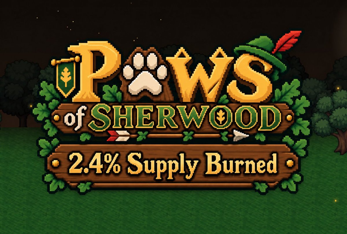 pawsofsherwood's tweet photo. 2.4% of $PAWS burned forever 🔥

$PAWS is currently burning at an average of 453K tokens every hour.

At this pace, over 1% of the entire supply is being burned every 24 hours. https://t.co/AhH4uXDCAy