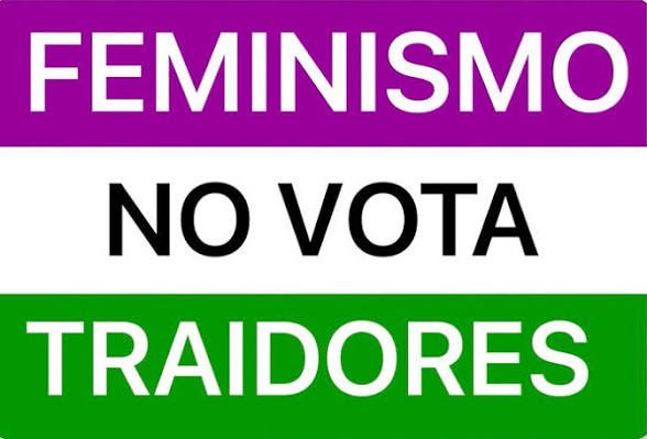 pastodonta's tweet photo. @IreneMontero No eres feminista.
No sois feministas.
@PODEMOS 
@ionebelarra 
@Congreso_Es https://t.co/9dtwYuZw6I