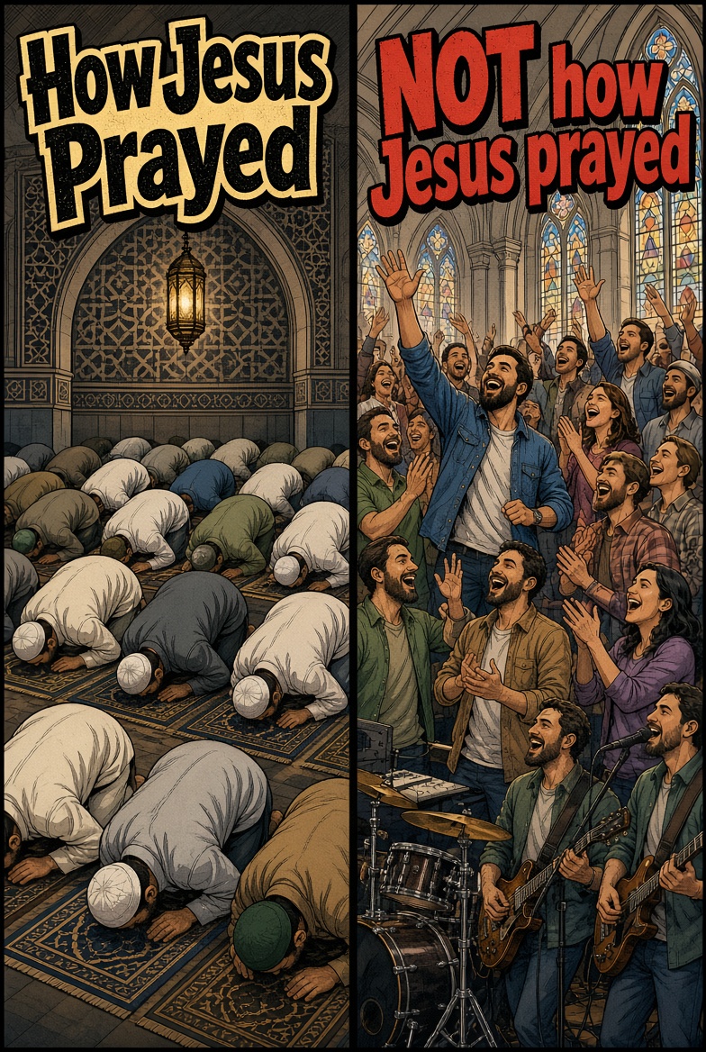 HalalNation_'s tweet photo. Muslims believe and worship the same God Jesus worshipped.

While Christians worship Muslim by dancing in a church.

It’s obvious what the truth is ☪️ https://t.co/3adNsPcXtV
