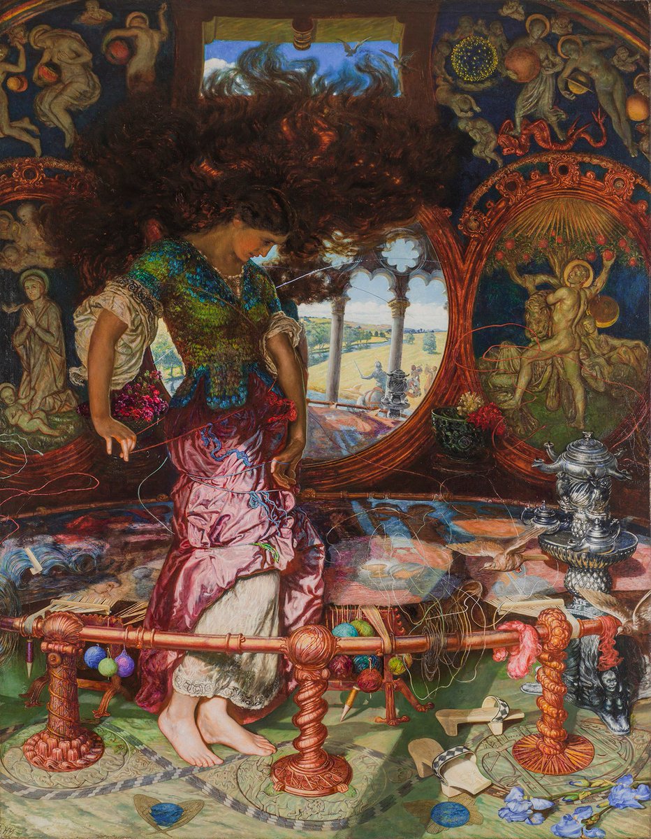 httpsmnemos's tweet photo. “The Lady of Shalott” William Holman Hunt https://t.co/Q7ooDcoqE9