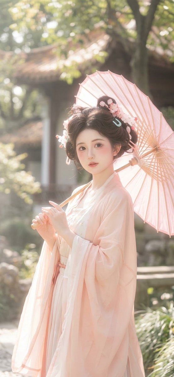 VoxcatAI's tweet photo. Nano-banana

(a high-quality photograph of [在这里填写你的角色、姿势与服装描述], captured in a beautiful outdoor natural setting like a garden or temple), 
dreamy soft-focus digital photography, 2020s Chinese cosplay portrait aesthetic, high-key and airy lighting with an overexposed, ethereal quality. 

The image has a gentle, low-contrast color grade featuring soft peach-pink, pastel, and cream tones, with desaturated greens and natural outdoor elements in the background. A delicate diffuse glow (like a mist or soft-focus filter) creates a romantic, hazy, and fantasy-like atmosphere with soft halation around highlights. 

Natural natural light spills through the foliage, with gentle bokeh in the background. The character has flawless, smooth porcelain skin with soft, artistic blush on the cheeks and expressive features, appearing like a delicate painting. Taken on a professional camera with a telephoto lens, shallow depth of field, gentle natural film-like bloom, 8k resolution, cinematic color grading, capturing a magical, nostalgic, and poetic mood. --ar 9:16