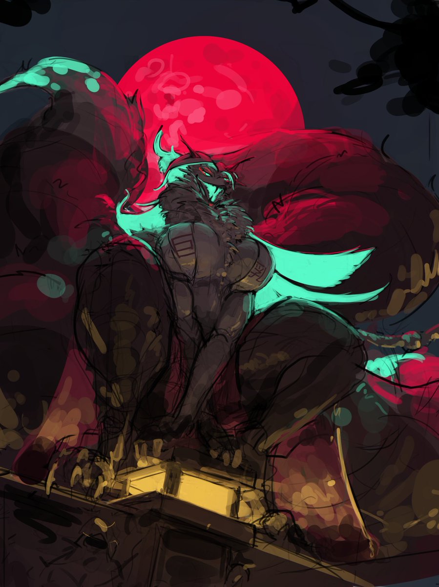NotGlewes's tweet photo. #weretober 2026 Day 5 - Kitsune 
I am 1 day late I will catch up at some point https://t.co/Q2MTvubddq