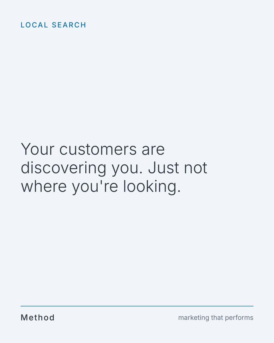 AliveMethod's tweet photo. Your customers are searching for you in places you're not showing up. Local search just splintered. Consumers used to start at Google Maps or a search engine.

#localsearch #discoverystack https://t.co/11ukijN5Wu