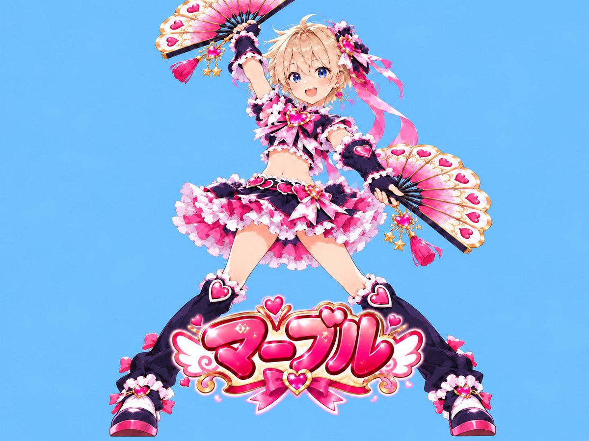 Marbleabinogii's tweet photo. 初代プリキュアなぎさ風w
っていうか元々このキャラなぎさがモデルだったのよ〜大好きだった❤️
歳がバレるw
そしてヤバいこんな時間になっちゃった⏰
じゃあ明日は現場で逢いましょ〜　おやすみなさい💤
#マビモバ
#マビノギモバイル
#吟遊詩人
#ダンサー
#2人はプリキュア https://t.co/95yyRTTe7A