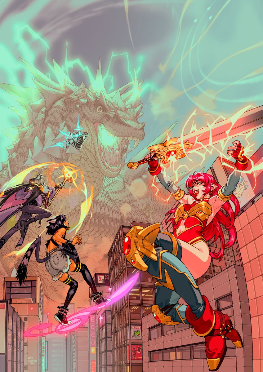 pietro_ant's tweet photo. Defensores de Tóquio - releitura. https://t.co/vZ5bFZKs0r