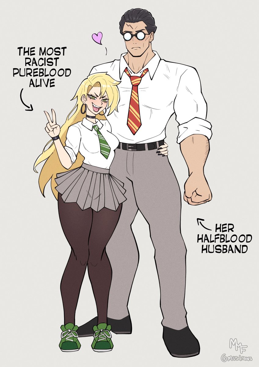 musdraws's tweet photo. never ask a pureblood supremacist the race of her husband
#malfoid https://t.co/cMuJ8qdpmC