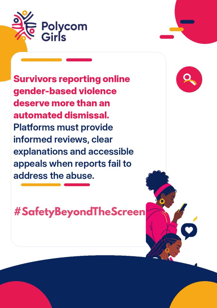 BigmanDarsil's tweet photo. PolycomGirls Speak: Women and girls deserve safe online spaces to express themselves and organise. Platforms must actively combat gender-based harassment to protect free participation. #Gpende defends every voice. #SafetyBeyondTheScreen. @UAFAfrica @UNFPAKen https://t.co/x7Gv4Mnuo6