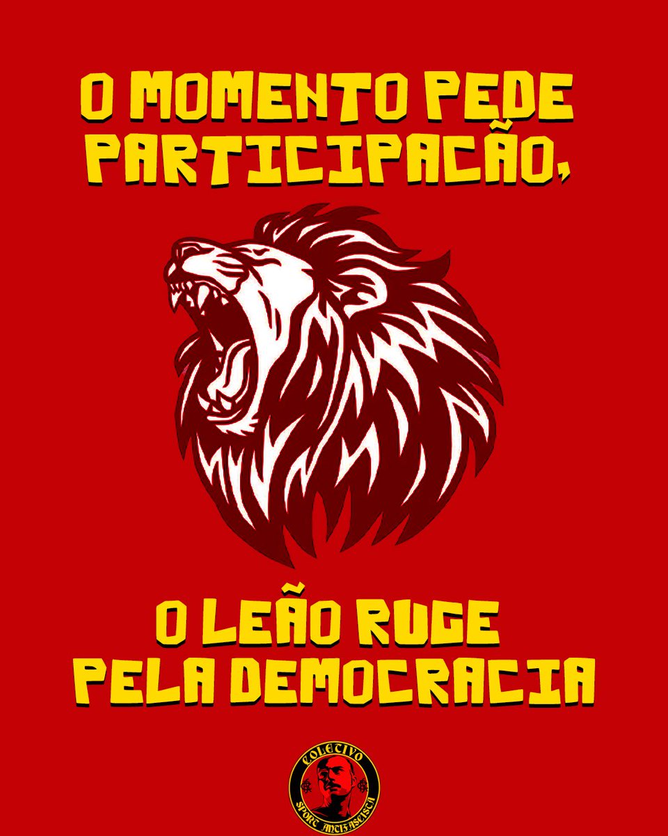 sportantifcs's tweet photo. ATENÇÃO, NAÇÃO RUBRO-NEGRA! 🦁

Nós somos CONTRA o bolsonarismo e reafirmamos nosso compromisso com a democracia, os direitos humanos e o combate a toda forma de opressão e autoritarismo.

No 2º turno, não se isente. Votemos 13. 🇧🇷⭐️ https://t.co/iQfnJugBif