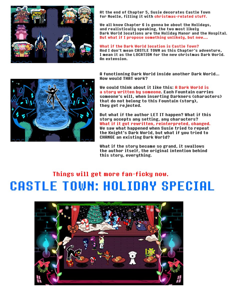 playcentermd's tweet photo. MY DELTARUNE CHAPTER 6 CRACK THEORY.
I'm gonna do a whole comic about this. https://t.co/Nx28OFxtnh