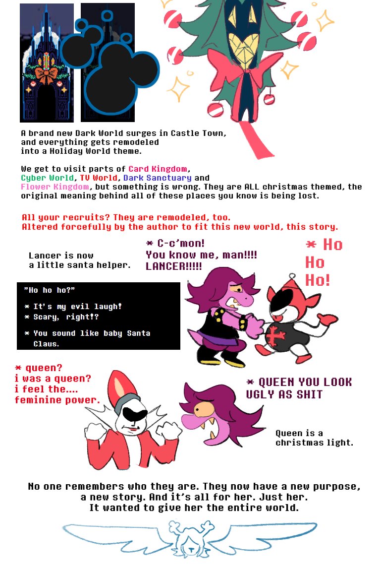playcentermd's tweet photo. MY DELTARUNE CHAPTER 6 CRACK THEORY.
I'm gonna do a whole comic about this. https://t.co/Nx28OFxtnh