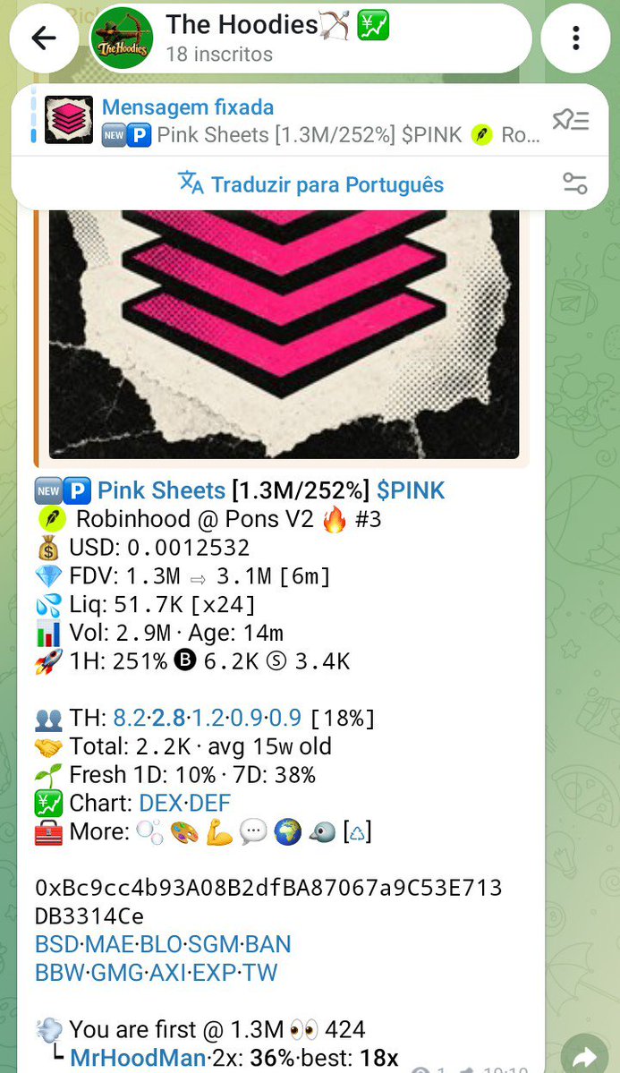 KongClanKC's tweet photo. Lino is using the same channel that was used by the Pink Sheets scammers. Be very careful! https://t.co/j6v6skxYzY