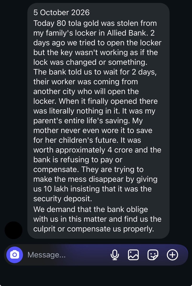 notzainablol's tweet photo. ‼️URGENT MATTER‼️
rt for visibility 
also @ABLpk urging you to take appropriate action https://t.co/04RvKoj4Hc