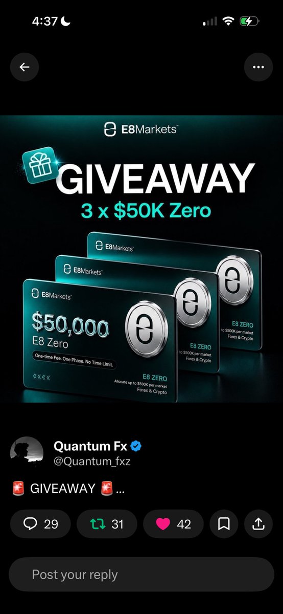 Sammyfx1111's tweet photo. @Quantum_fxz @TpTrader01 Done ✅ 
@Christopath_02 
@stan_ley_x 
@liquidityHuntaa https://t.co/47DUcGaeWH