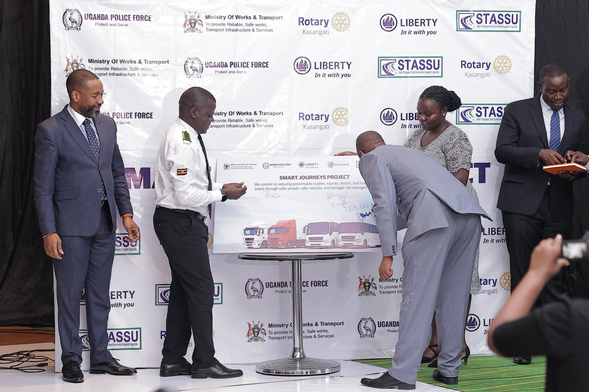 JoanitaAfoyo's tweet photo. Today, Liberty Insurance Uganda officially launched the SMART Journeys Project, bringing government, regulators, transport operators, financiers and road safety partners together.

The goal of this all is to prevent crashes before they happen.

#SMARTJourneysUG is about turning road safety awareness into practical action and better transport risk management.

#TheExtraMile