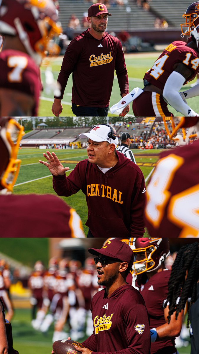 CMU_Football's tweet photo. The ones behind it all. Happy National Coaches Day.

#FireUpChips https://t.co/sh3Hqc6mYP