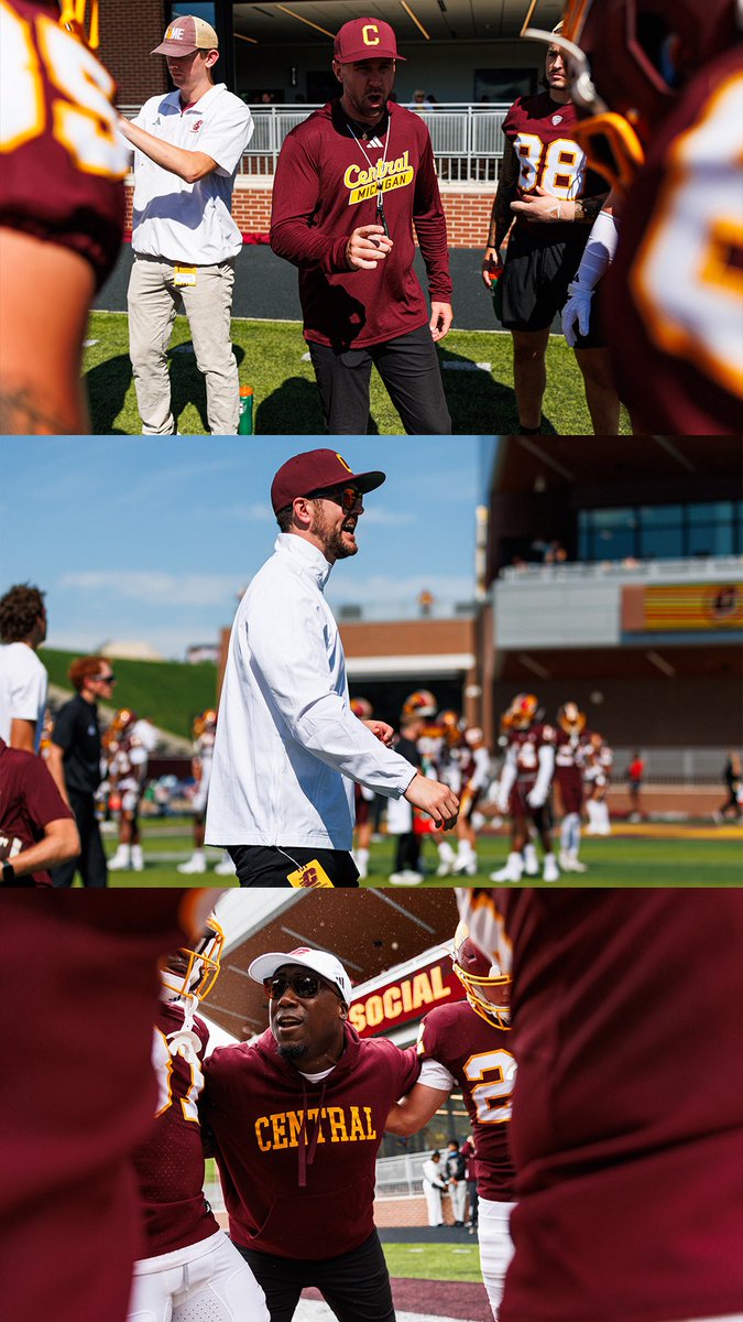 CMU_Football's tweet photo. The ones behind it all. Happy National Coaches Day.

#FireUpChips https://t.co/sh3Hqc6mYP