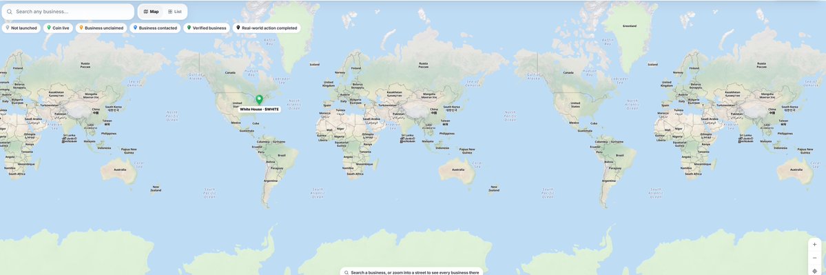 launchlocalapp's tweet photo. On the map, you can see all coins launched on LOCAL pinned to their locations.

You can also choose any local business and launch a coin for it. https://t.co/bWXoTkoG2y
