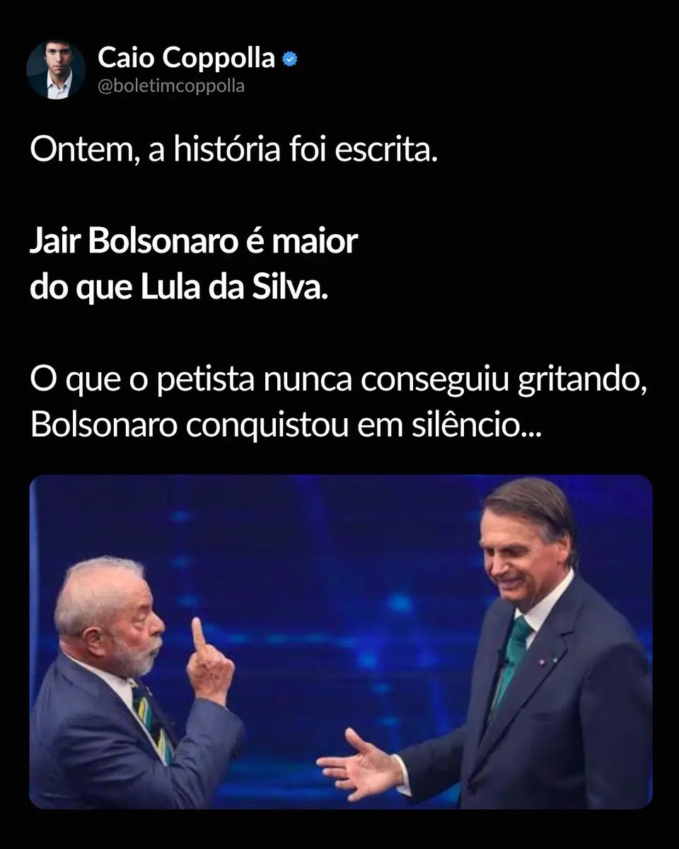 Jakelyneloiola_'s tweet photo. A história foi escrita! Bolsonaro mesmo calado saiu vitorioso dessa eleição! 🇧🇷🙏🏻 https://t.co/VSmlIe3eUQ