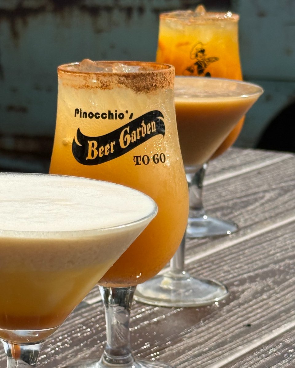 PinPizza's tweet photo. Your fall favorites are on the menu at Pinocchio’s Restaurant! 🍂🍹 

From the seasonal cocktails pictured here to wine, ready-to-drink favorites, and non-alcoholic options, our fall drink menu has something for everyone.

Which drink are you ordering? 👇 https://t.co/br5v17IzAO