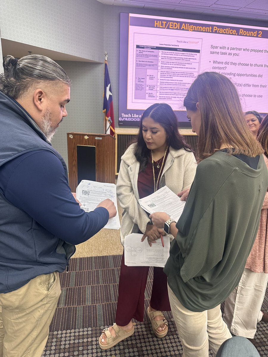 MISDTandL's tweet photo. A great day of training is happening with TLAC today in Midland ISD! We appreciate leaders and MCLs engaging in learning, sharing ideas, prepping, and rehearing to refine their craft with EDI, our ARC 2 priority. 
@TeachLikeAChamp 
@MISDTalent https://t.co/cm7Uyiz8kh