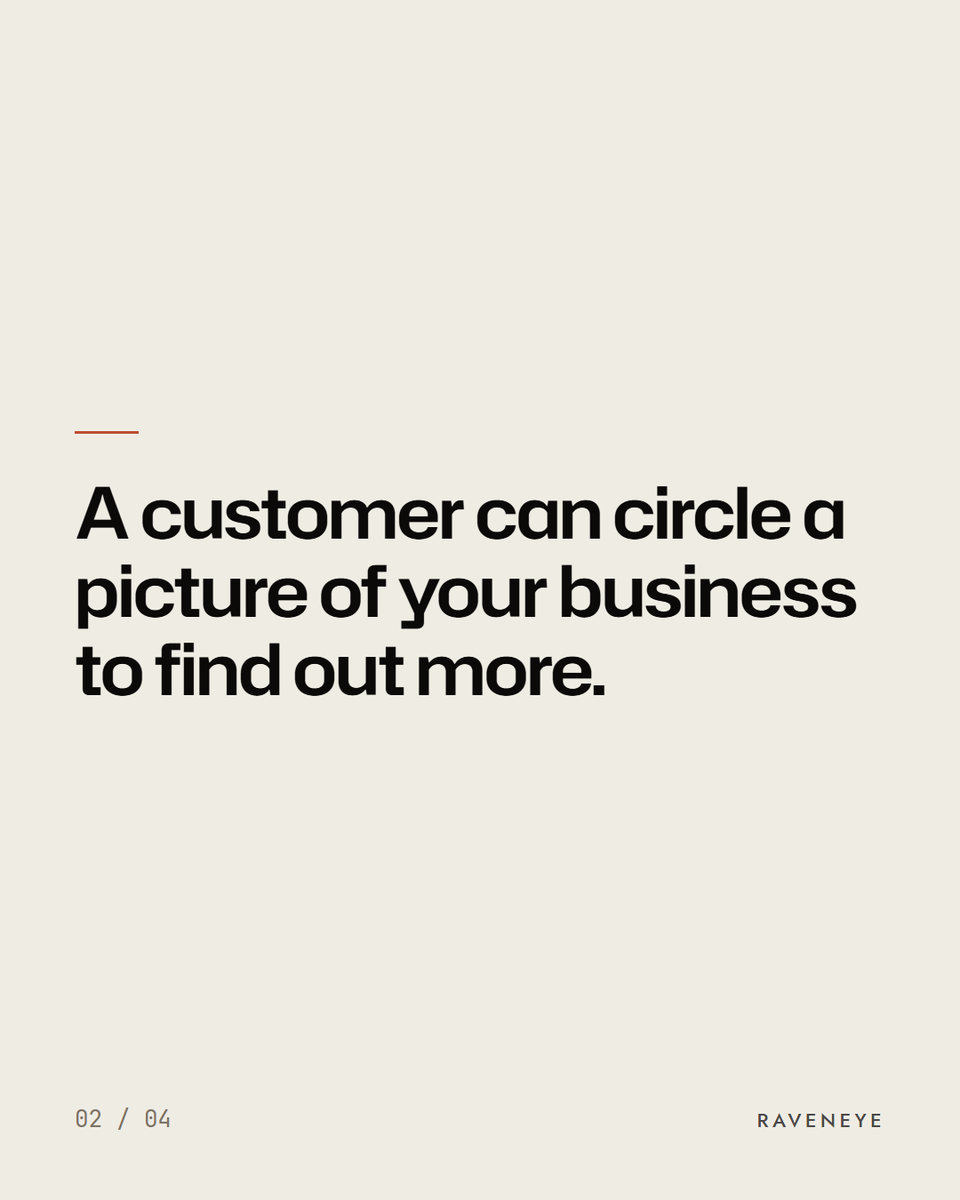 Raveneyeglobal's tweet photo. Google's Circle to Search is available on more than 580 million Android devices.

Google announced the number in July. A customer can circle a picture of your business to find out more.

Your photos are now your front door. Do they match?

#googleBusinessProfile https://t.co/IypJ2EnZO2