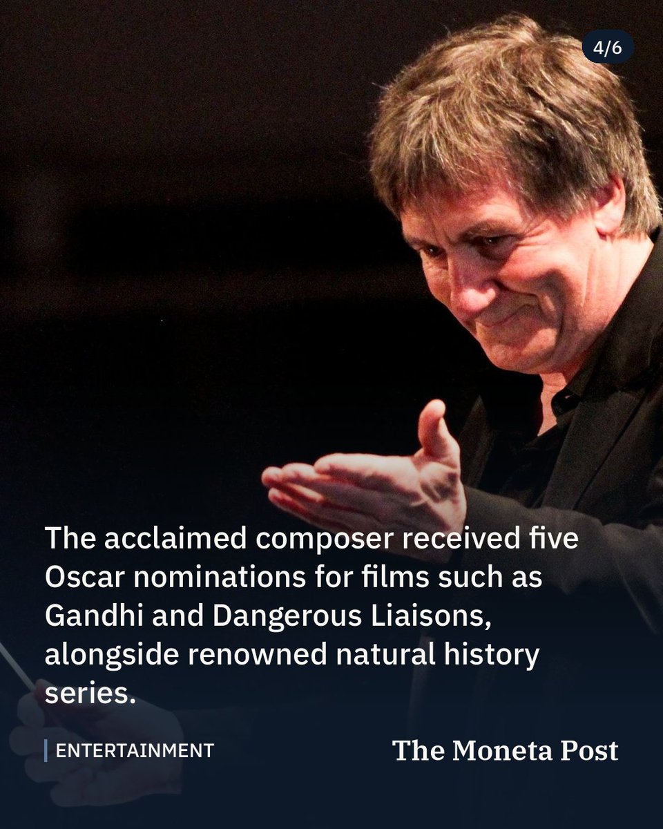 TheMonetaPost's tweet photo. George Fenton, Five-Time Oscar-Nominated Composer, Dies at 76

The British composer, whose scores ranged from Gandhi to Groundhog Day and Planet Earth, died on Monday, his family said.

#entertainment #culture #georgefenton https://t.co/Mdiiv2T8z0