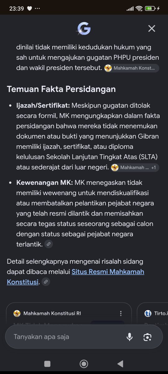 IpungLombok's tweet photo. Kita sebagai netizen waras,mendorong  @DPR_RI @DPDRI @mprgoid untuk segera mengambil sikap terhadap Temuan Fakta Persidangan di MK.
#MakzulkanGibran https://t.co/VI6FXtn55l