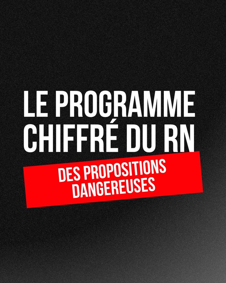MaeldeCalan's tweet photo. Le @RNational_off a présenté son programme budgétaire. C’est une dinguerie digne de Mélenchon. En synthèse ⬇️

1️⃣ Des propositions dangereuses

➡️ 20 milliards de baisse de notre 
contribution à l’UE : ils préparent un Frexit sans le dire aux Français
➡️ 20 milliards demandés aux communes qu’ils assassinent 
➡️ 26 milliards de matraquage fiscal des entreprises pour faire fuir les investisseurs et remonter le chômage 

2️⃣ Des propositions grotesques qui relèvent de l’escroquerie intellectuelle en bande organisée 

➡️ 30 milliards d’économies sur l’immigration, grossièrement gonflées par 3 ou 4 fois
➡️ 32 milliards sur la lutte contre la fraude (une mystérieuse « réforme du cartel des marchés public » censée rapporter 6 milliards, un tout aussi mystérieux « prélèvement de la TVA à la source » censé rapporter 18 milliards !) 
➡️ 4 milliards sur une « réforme de la gestion des bons du Trésor » etc. etc.
➡️ Tout cela est un mensonge grotesque : ceux qui adhèrent aux propositions du RN doivent savoir que ces économies n’existent pas

3️⃣  Le grand oublié : la réforme des retraites

➡️ Le RN propose de ramener l’âge de départ à la retraite entre 60 et 62 ans, ce qui coutera 35 milliards par an
➡️ Au lieu de le reconnaître, le RN inscrit à la place dans son programme … 15 milliards d’économies sur les retraites en s’appuyant sur des « mesures de réparation du système » ! 🤡
➡️ Les seules propositions détaillées portent sur les dépenses nouvelles, dans tous les sens; qui s’élèveront de l’aveu même du RN à 70 milliards par an
➡️ 70 + 35 = 105 milliards d’aggravation du déficit 

Ces gens mettraient le pays en faillite