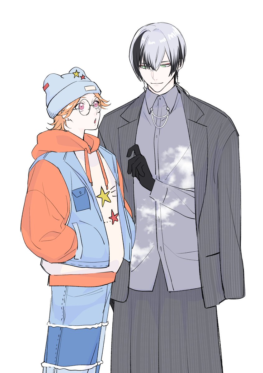 n5w_bl0e's tweet photo. 一緒に歩いてたらどういう関係？ってなりそうな2人を取り急ぎ https://t.co/h5MBKT3Q3Y