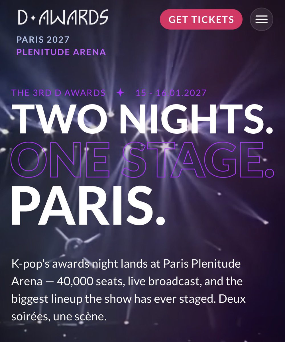 lngshotsched's tweet photo. [📅] #LNGSHOT_newsched

LNGSHOT has officially been confirmed as part of the lineup. 

🏆 D Awards 2027  📍 Plenitude Arena, Paris 📅 Jan 15–16, 2027
🔗 https://t.co/arT1ekR9A3 
 #LNGSHOTSchedule https://t.co/ePO1TRJL8D