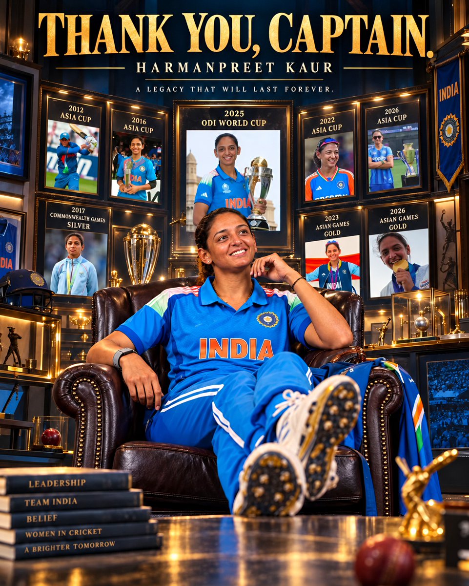 _musaaafir_'s tweet photo. Thank you, @imharmanpreet, for everything you gave to Indian cricket. 🇮🇳

Your leadership, courage and legacy will always be remembered.

Wishing you the very best for the next chapter, as a player. Keep making India proud. 🇮🇳

Thank you, Captain. 🫡

#HarmanpreetKaur #TeamIndia https://t.co/GlUnk1pCde
